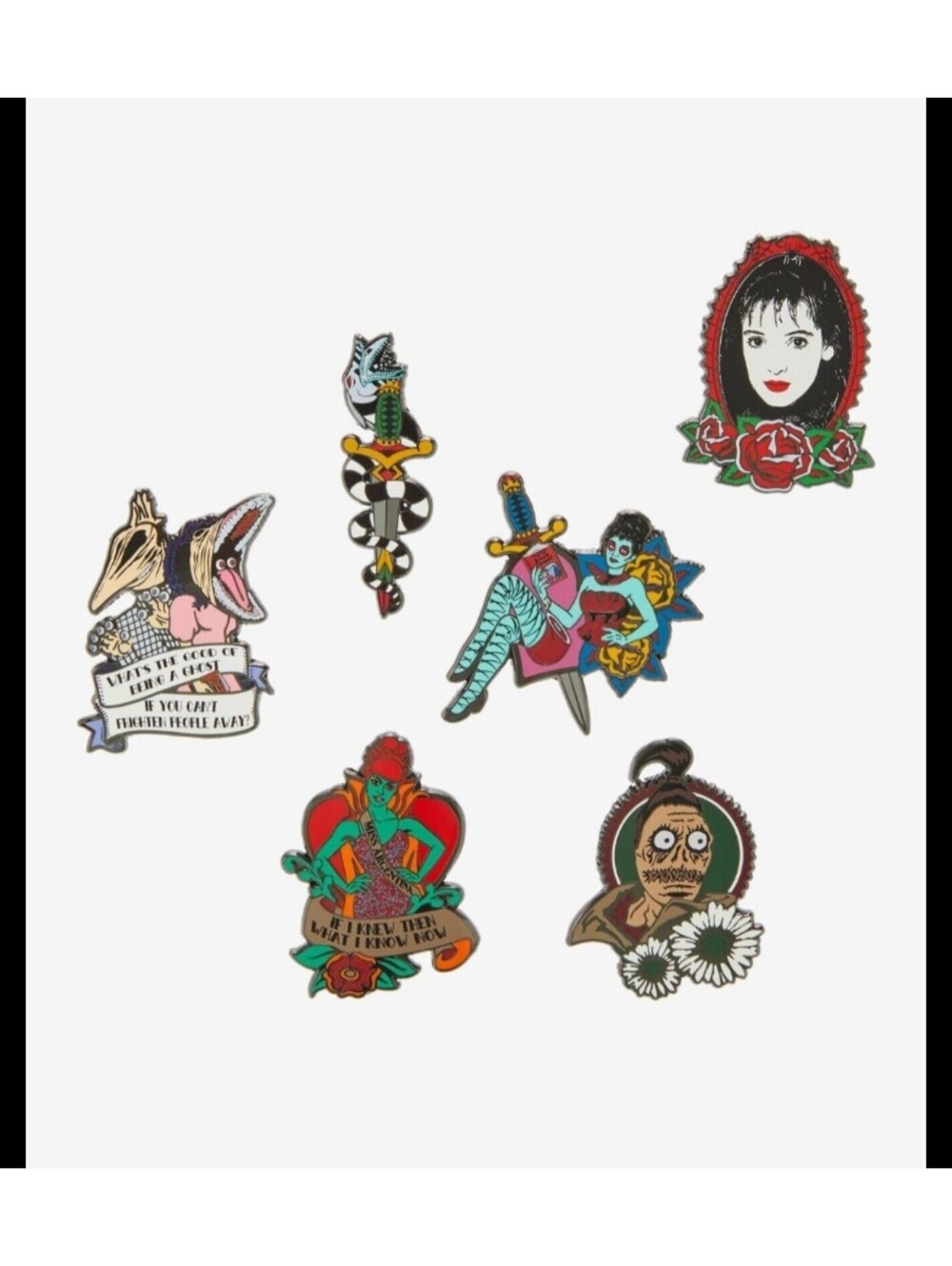 Beetlejuice Tattoo Blind Box Enamel Pin